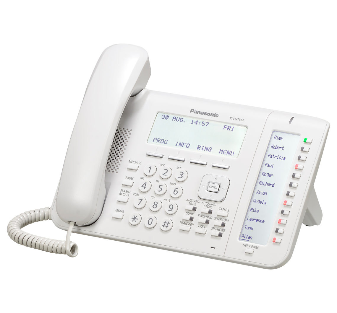 Panasonic KX-NT556 Executive IP Phone - SystemNet Communications Ltd.