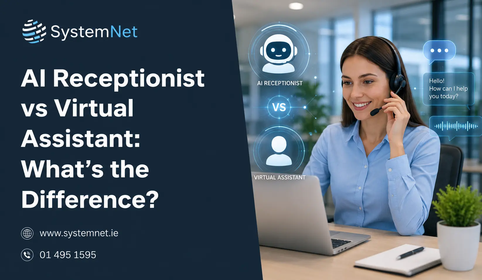 AI Receptionist vs Virtual Assistant: Which Is Better for Irish Businesses? AI Receptionist vs Virtual Assistant