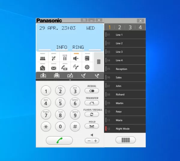 Panasonic IP Softphone for Microsoft Windows - Image 2