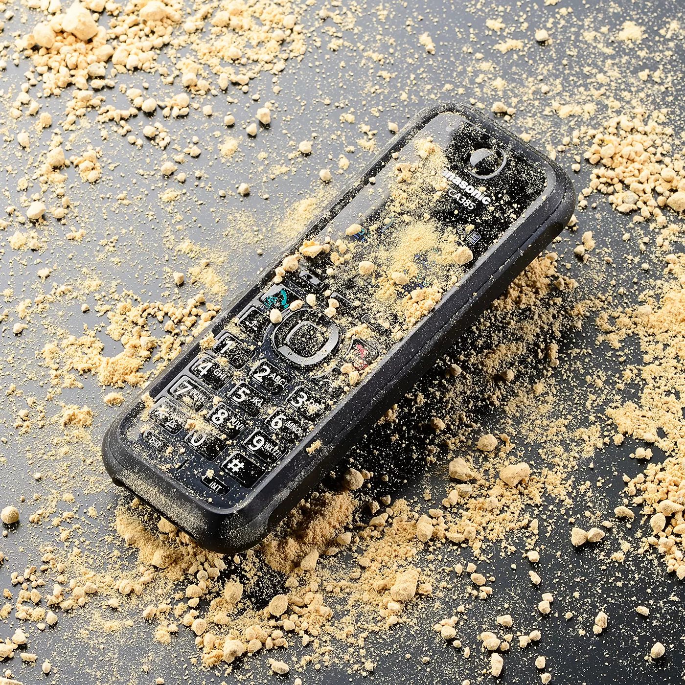 Panasonic KX-TCA385 Rugged Cordless Phone 12 Panasonic KX-TCA dust